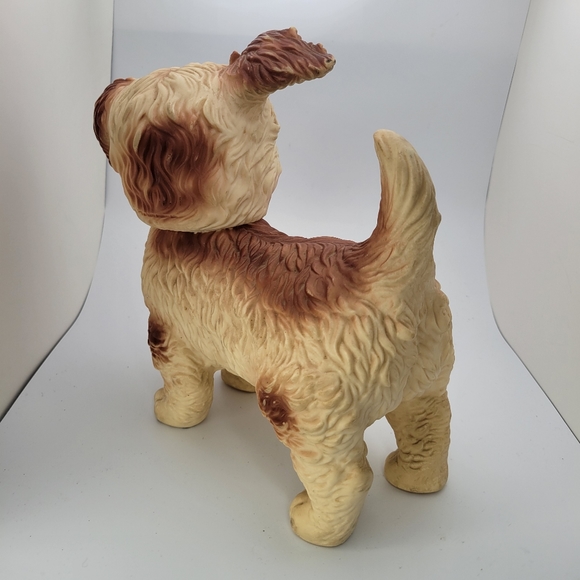 VTG Edward Mobley 60s Rubber Arrow Toy Squeak Puppy Dog Head Sleepy Eye Winky - Picture 6 of 10